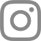 Instagram logo in het grijs.